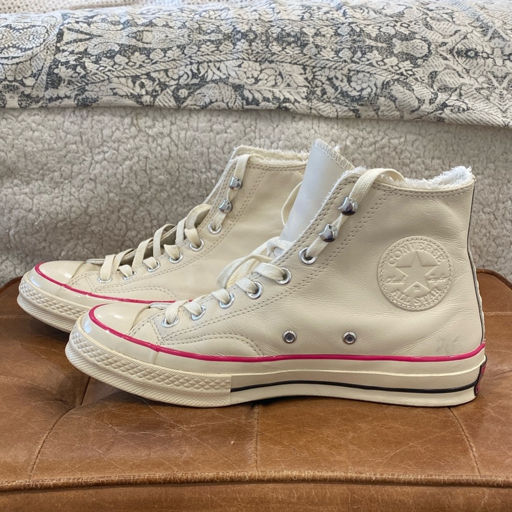 Converse Chuck 70 Street Warmer Leather High Top limited edition shoe.